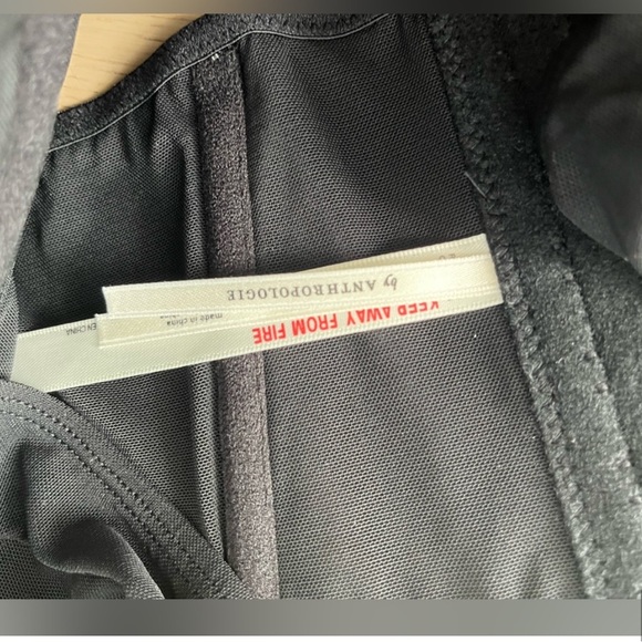 Nwt corset mesh long sleeve crop top - Picture 4 of 6